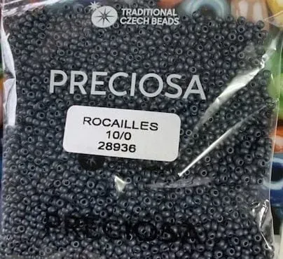Preciosa Round Seed Beads 28936 10/0 3.5 Oz