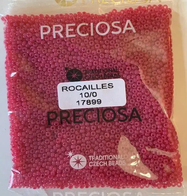 Preciosa Round Seed Beads 17899 10/0  3.5 Oz 3
