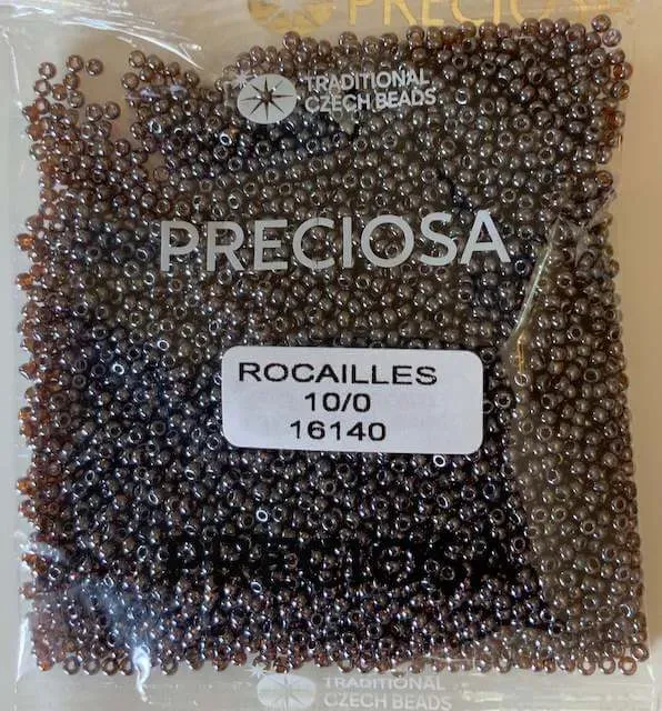 Preciosa Round Seed Beads 16140 10/0 3.5 Oz