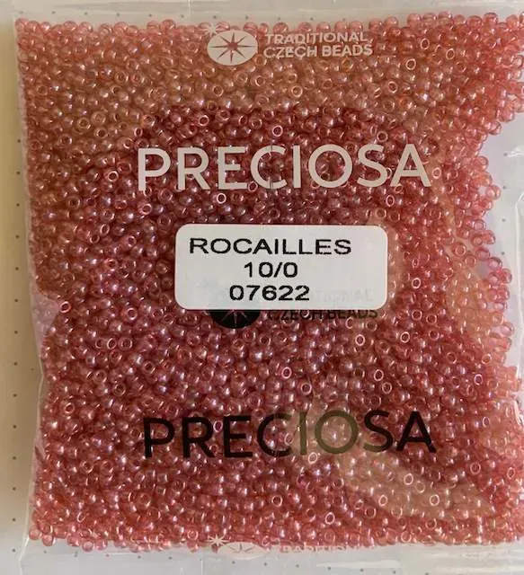 Preciosa Round Seed Beads 07622 10/0  3.5 Oz 6