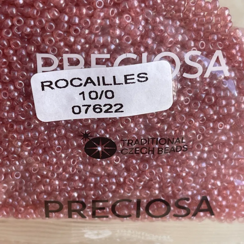 Preciosa Round Seed Beads 07622 10/0  3.5 Oz 7
