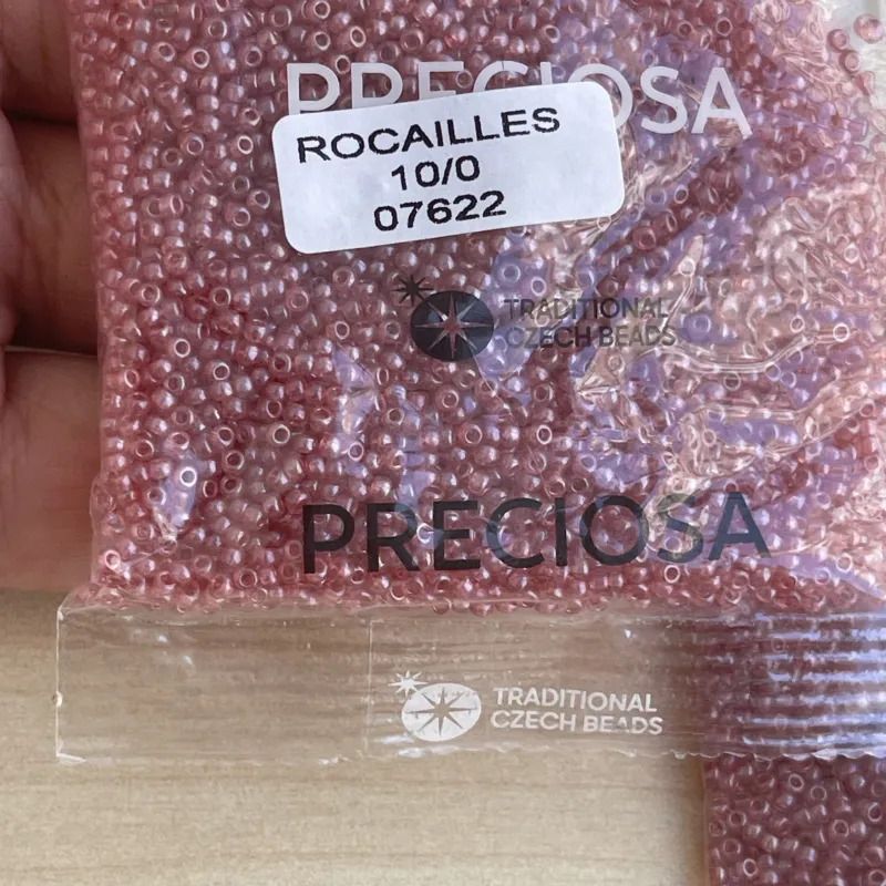 Preciosa Round Seed Beads 07622 10/0  3.5 Oz 9