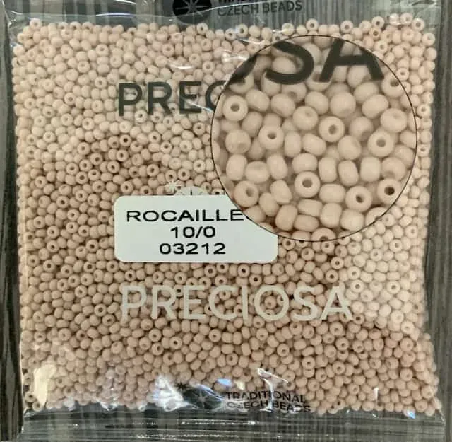 Preciosa Round Seed Beads 03212 10/0 3.5 Oz 3