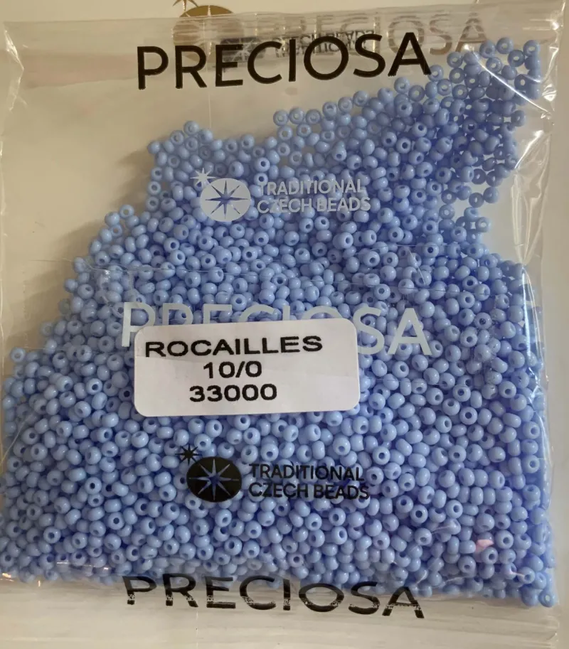 Preciosa Round Seed Beads 33000 10/0  50 gr. 1.7 Oz 3