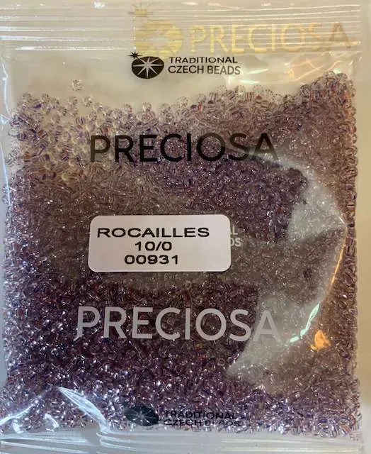 Preciosa Round Seed Beads 00931 10/0 3.5 Oz