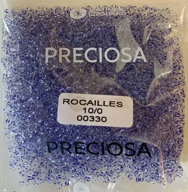 Preciosa Round Seed Beads 00330 10/0 3.5 Oz 5