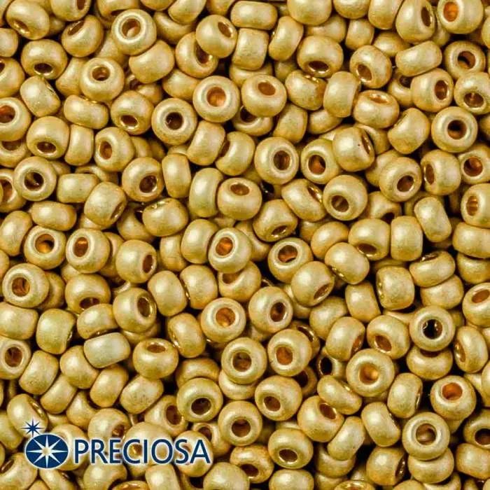 Preciosa Round Seed Beads 18581 10/0 3.5 Oz Matte 2