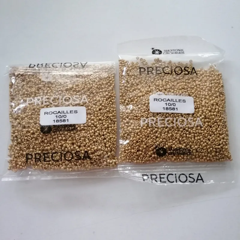 Preciosa Round Seed Beads 18581 10/0 3.5 Oz Matte 5