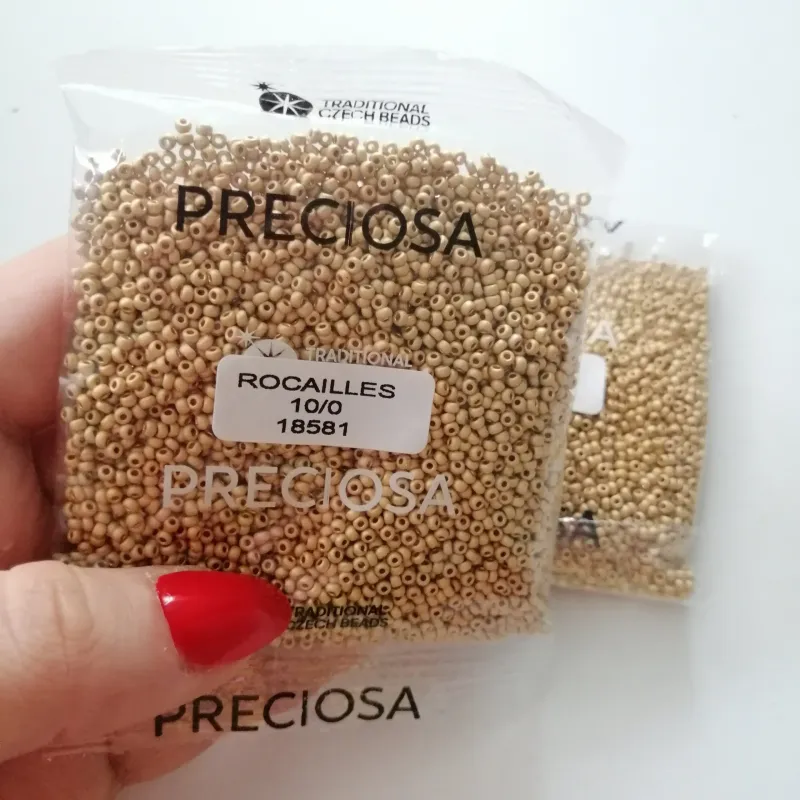 Preciosa Round Seed Beads 18581 10/0 3.5 Oz Matte 7