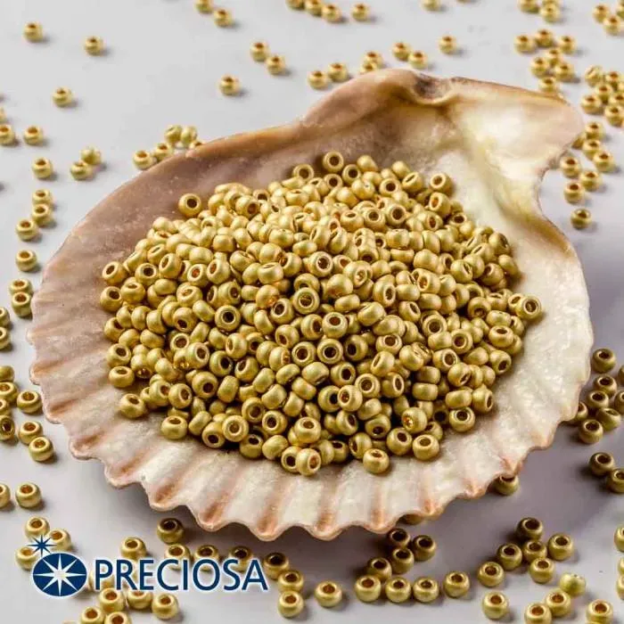 Preciosa Round Seed Beads 18581 10/0 3.5 Oz Matte