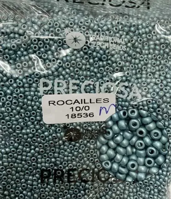 Preciosa Round Seed Beads 18536 10/0 3.5 Oz Matte