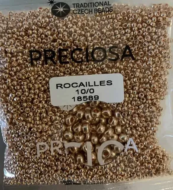 Preciosa Round Seed Beads 18589 10/0  3.5 Oz