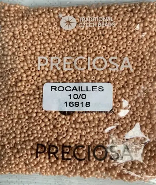 Preciosa Round Seed Beads 16918 10/0 3.5 Oz