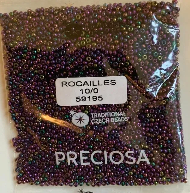 Preciosa Round Seed Beads 59195 10/0 3.5 Oz