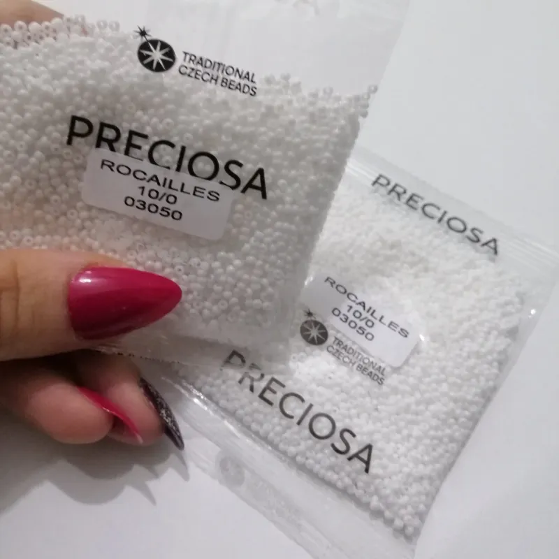 Preciosa Round Seed Beads 03050 10/0 50 gr. 1.7 Oz 4