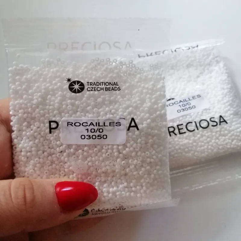 Preciosa Round Seed Beads 03050 10/0 50 gr. 1.7 Oz 5
