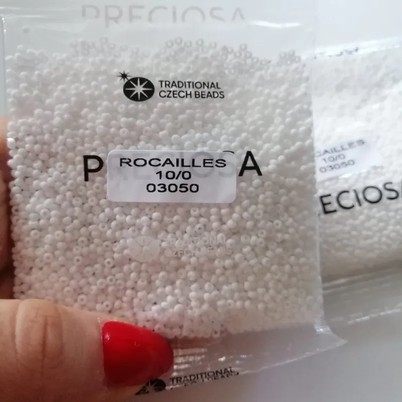 Preciosa Round Seed Beads 03050 10/0 50 gr. 1.7 Oz 8