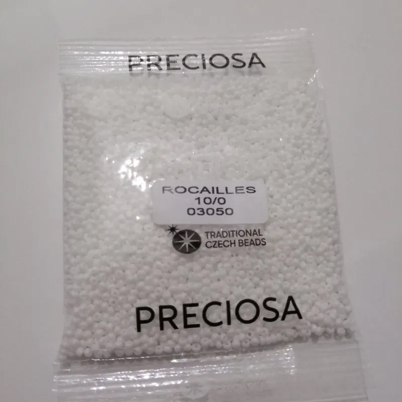 Preciosa Round Seed Beads 03050 10/0 50 gr. 1.7 Oz 9