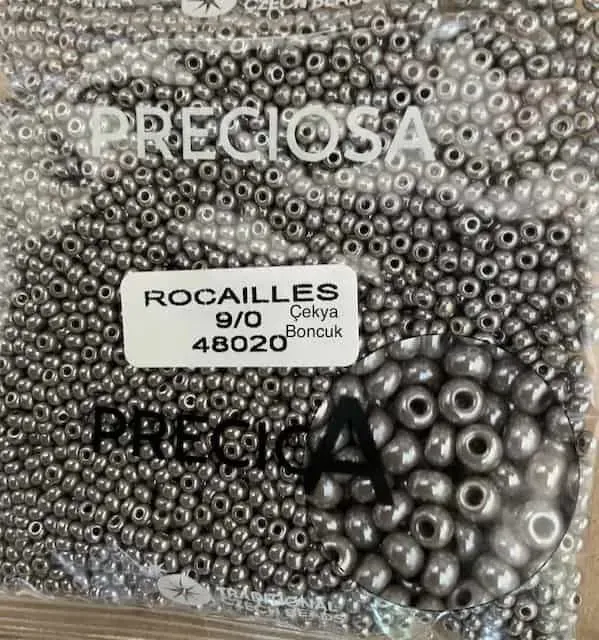Preciosa Round Seed Beads 48020 9/0 3.5 Oz 3