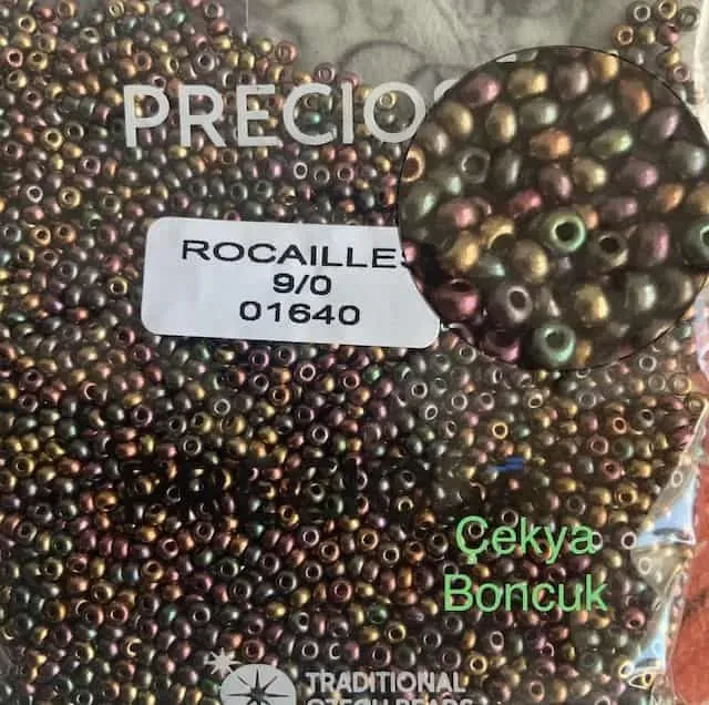 Preciosa Round Seed Beads 01640 9/0 3.5 Oz