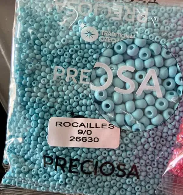 Preciosa Round Seed Beads 26630 9/0 3.5 Oz