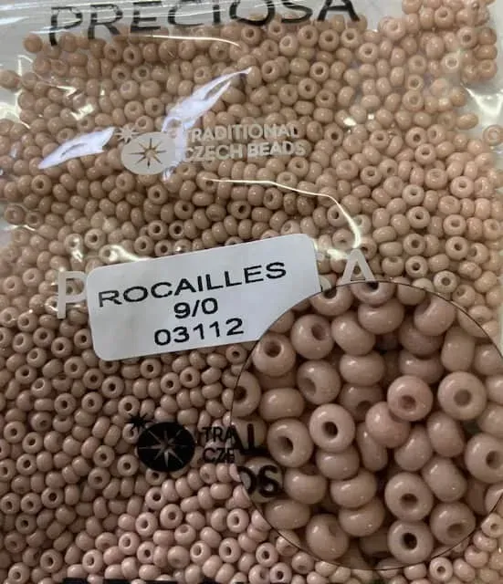 Preciosa Round Seed Beads 03112 9/0 3.5 Oz