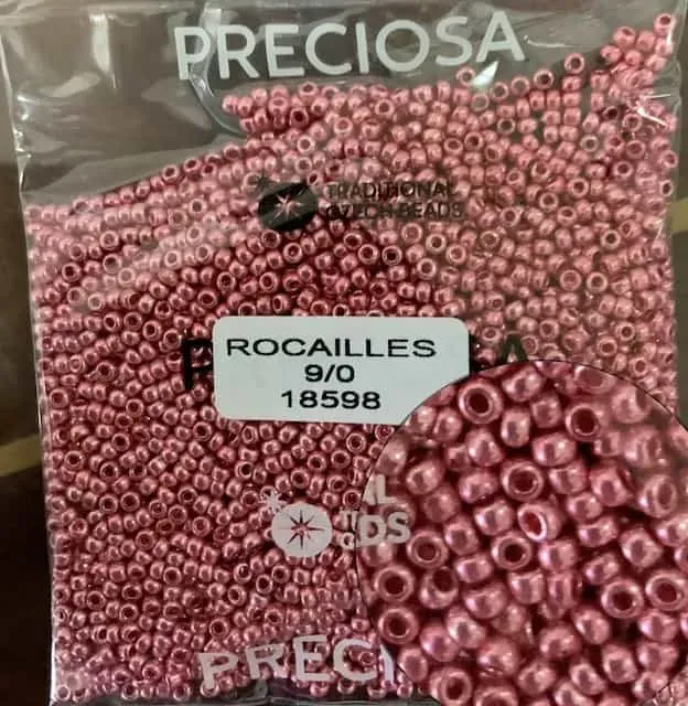 Preciosa Round Seed Beads 18598 9/0 3.5 Oz