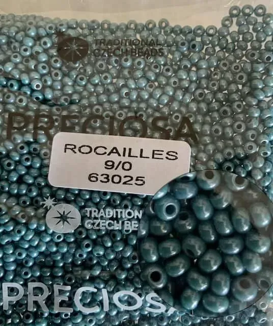 Preciosa Round Seed Beads 63025 9/0 3.5 Oz