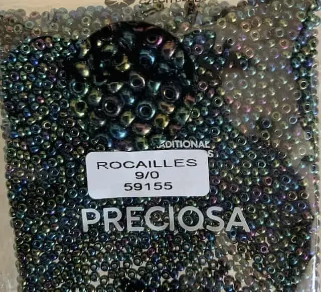 Preciosa Round Seed Beads 59155 9/0 3.5 Oz