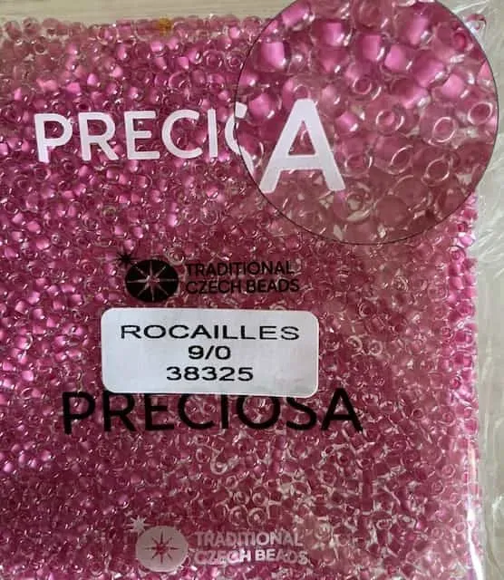 Preciosa Round Seed Beads 38325 9/0 3.5 Oz 3