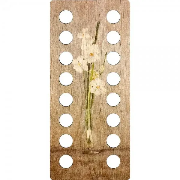 Lonjew Embroidery Organizer, Thread Organizers (White Orchid)