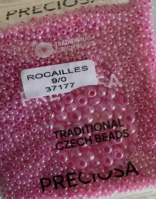 Preciosa Round Seed Beads 37177 9/0  3.5 Oz 3