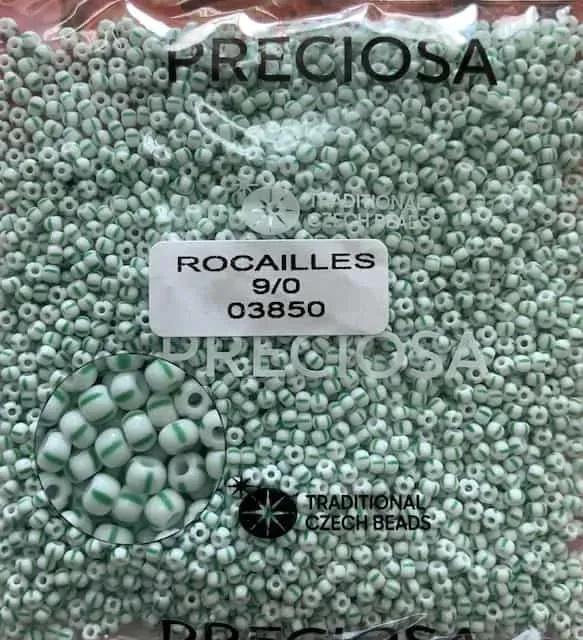 Preciosa Round Seed Beads 03850 9/0 3.5 Oz