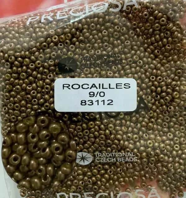 Preciosa Round Seed Beads 83112 9/0 50 gr. 1.7 Oz