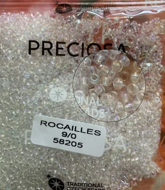 Preciosa Round Seed Beads 58205 9/0 3.5 Oz
