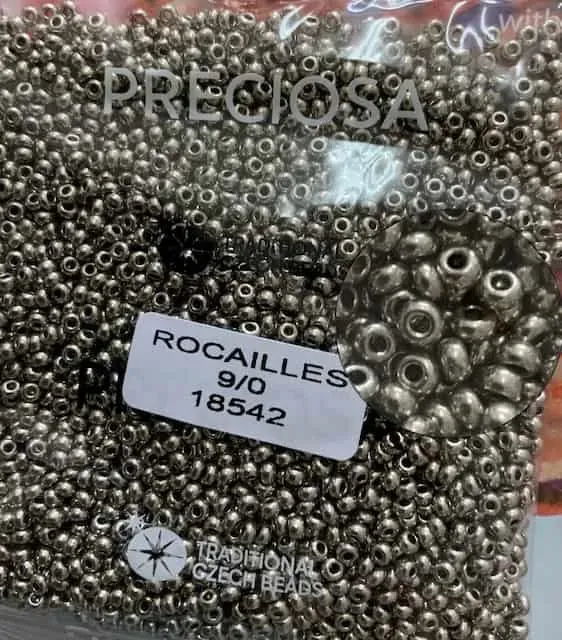Preciosa Round Seed Beads 18542 9/0 3.5 Oz 3
