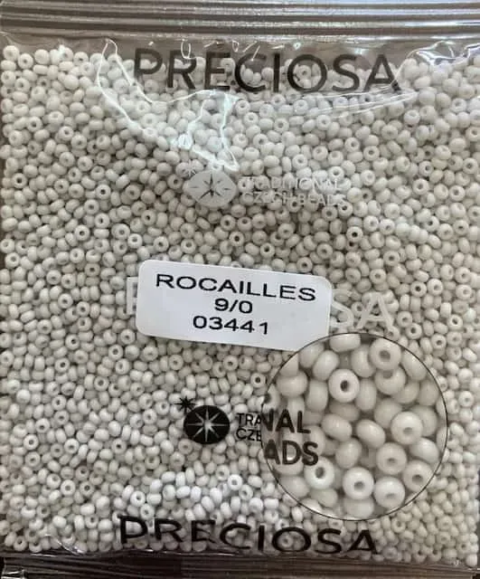 Preciosa Round Seed Beads 03441 9/0 3.5 Oz