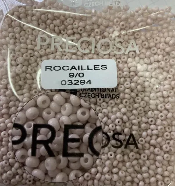 Preciosa Round Seed Beads 03294 9/0 3.5 Oz