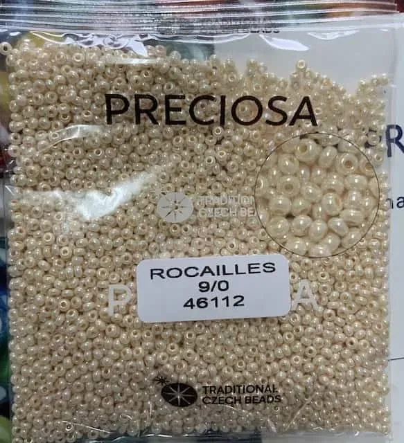 Preciosa Round Seed Beads 46112 9/0  3.5 Oz