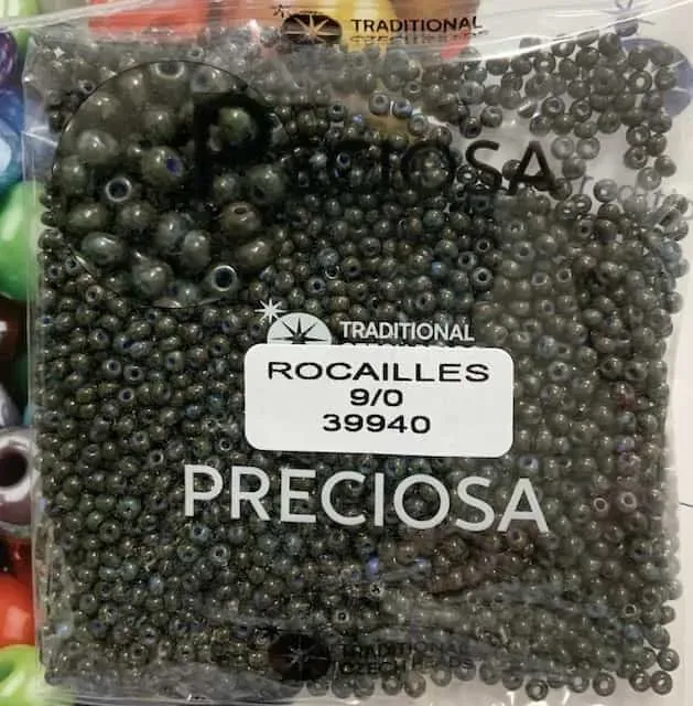 Preciosa Round Seed Beads 39940 9/0  3.5 Oz