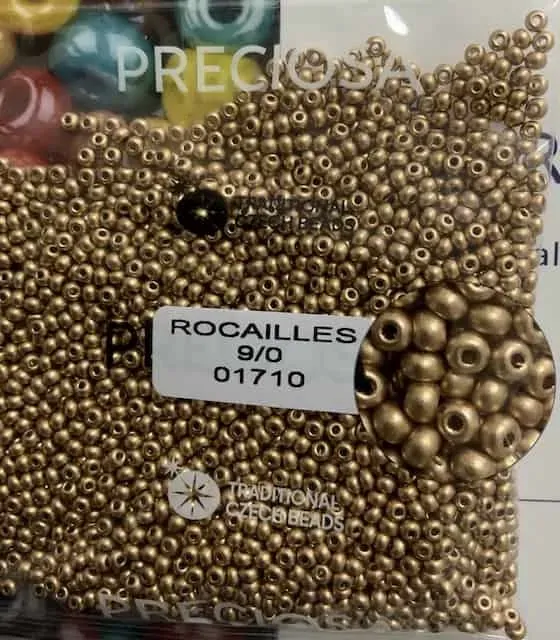 Preciosa Round Seed Beads 01710 9/0 3.5 Oz
