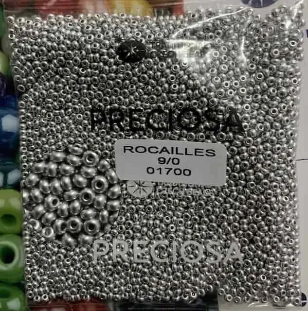 Preciosa Round Seed Beads 01700 9/0 3.5 Oz