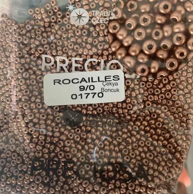 Preciosa Round Seed Beads 01770 9/0 3.5 Oz