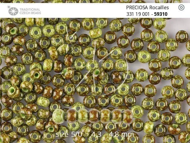 Preciosa Round Seed Beads 59310 9/0  3.5 Oz
