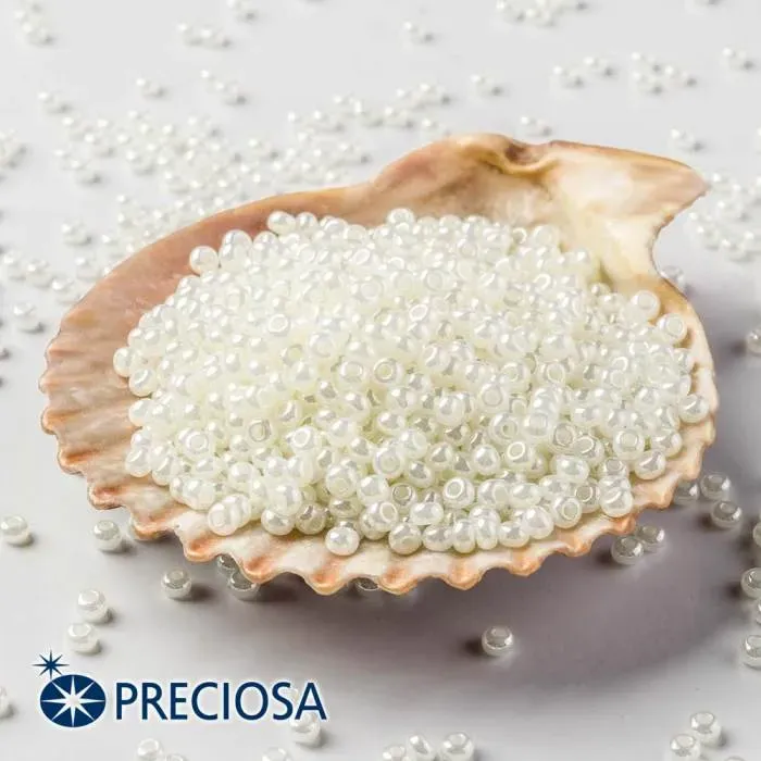 Preciosa Round Seed Beads 47102 9/0 3.5 Oz 2