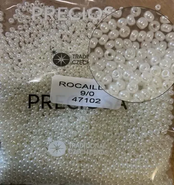 Preciosa Round Seed Beads 47102 9/0 3.5 Oz 4