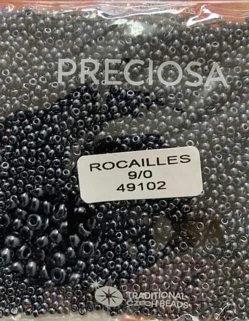 Preciosa Round Seed Beads 49102 9/0 3.5 Oz 5