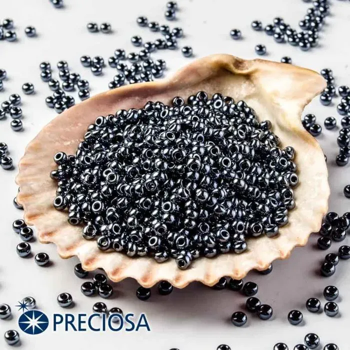 Preciosa Round Seed Beads 49102 9/0 3.5 Oz