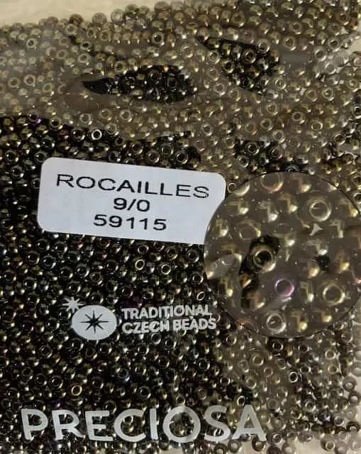Preciosa Round Seed Beads 59115 9/0 3.5 Oz