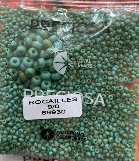 Preciosa Round Seed Beads 69930 9/0  3.5 Oz